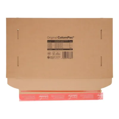 Afbeelding voor ColomPac Postdoos 335 x 244 x 44 mm met plakstrip en tearstrip
