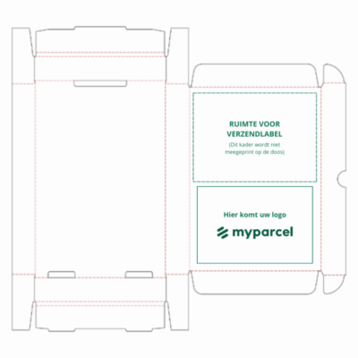 Afbeelding voor Letterbox Box A5 – Printed Packaging – White Cardboard