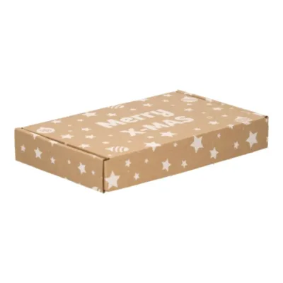 Afbeelding voor Brievenbusdoos A6 met kerstprint 18 x 11,5 x 2,8 cm