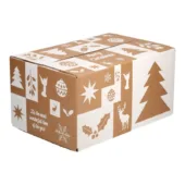 Kerstdoos E Wonderful White 55 x 39 x 30 cm