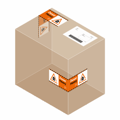 Afbeelding voor Zwaarpakket label PostNL