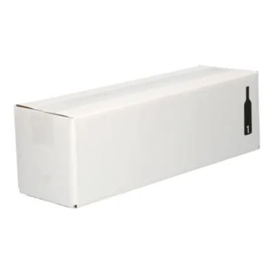 Afbeelding voor Verzenddoos voor 1 wijnfles (incl. pulpinterieur)