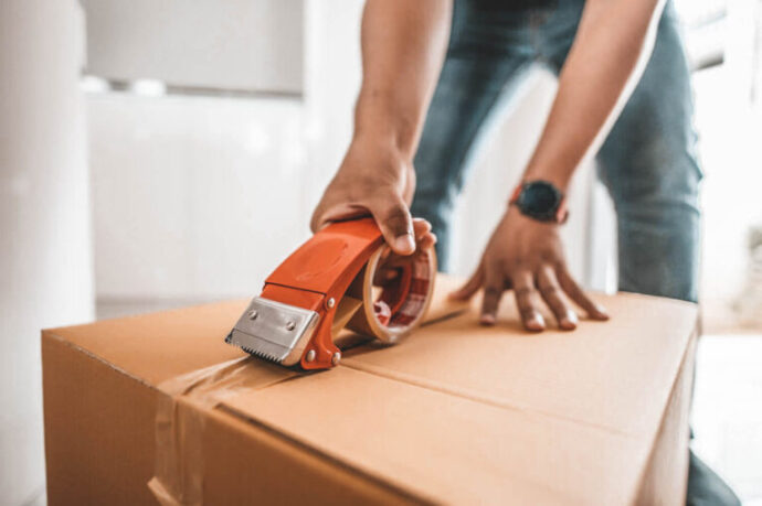 Groot of zwaar pakket versturen - pakket dichttapen