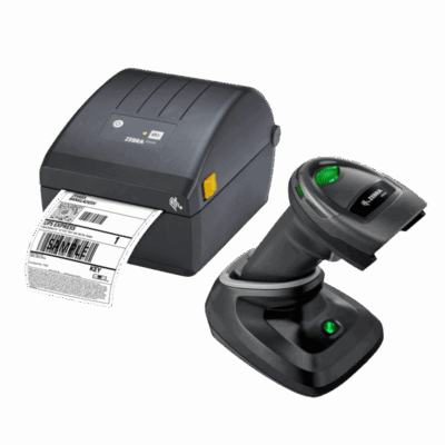 Afbeelding voor Zebra printer ZD220 + Zebra scanner